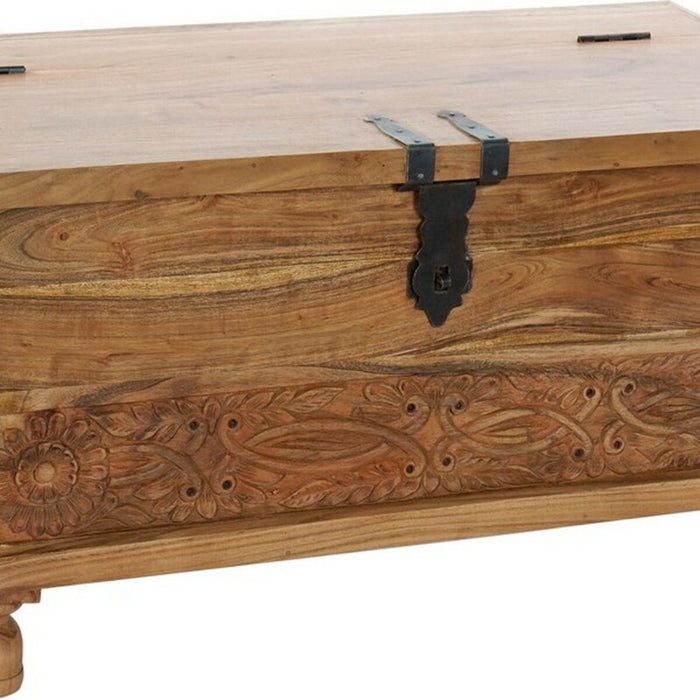 Arcón DKD Home Decor Natural Colonial Hierro Acacia 90 x 41 x 45 cm