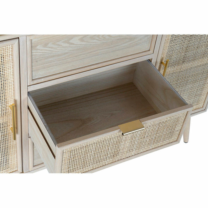 DKD Home Decor Display Case 120 x 38.5 x 196 cm Natural MDF Wood