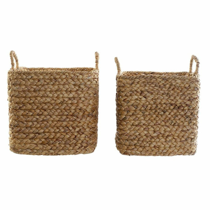 DKD Home Decor Natural Brown Boho Basket Set