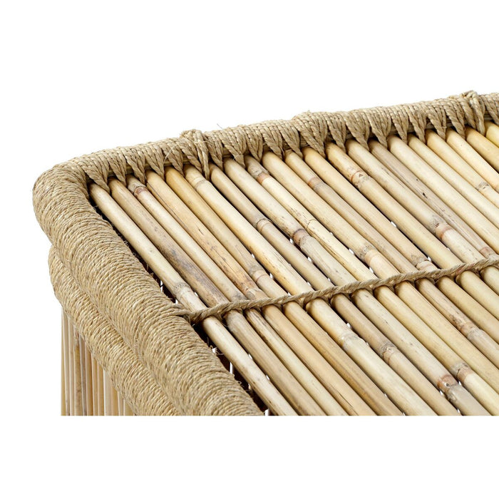 DKD Home Decor Natural Bamboo Rope Basket Set (46 x 46 x 55 cm)