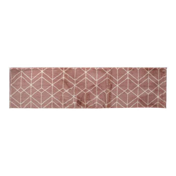 DKD Home Decor Pink Polyester Rug (60 x 2.4 x 1 cm)