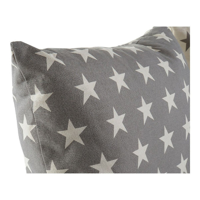 DKD Home Decor Beige Brown Cushion 60 x 10 x 60 cm Stars (2 Units)