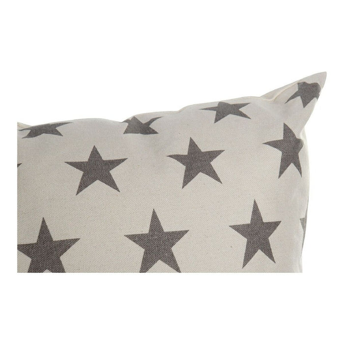 DKD Home Decor Beige Brown Cushion 60 x 10 x 60 cm Stars (2 Units)