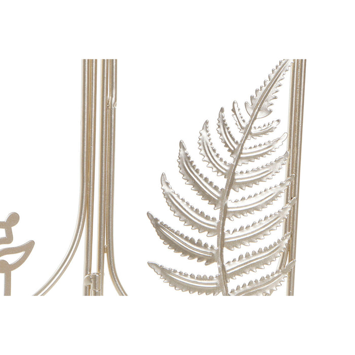 DKD Home Decor Standing Jewelry Box Gold Iron Mirror 40 x 2 x 40 cm