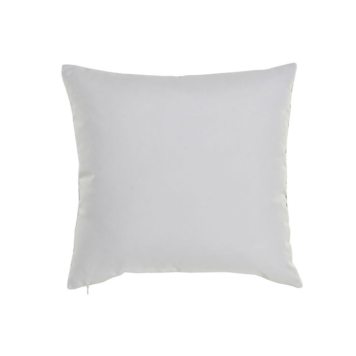 Cojín DKD Home Decor Blanco Verde Gris Cuadrada Moderno 45 x 10 x 45 cm