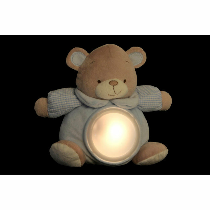 Peluche DKD Home Decor BE-184630 Beige Azul cielo Rosa claro Infantil Oso 19 x 11 x 22 cm (3 Piezas)