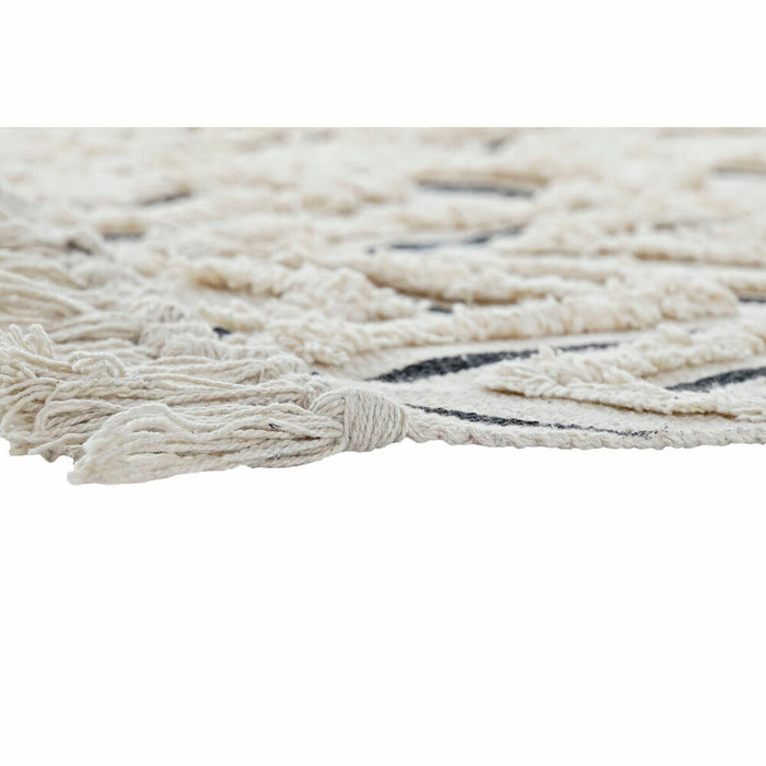 DKD Home Decor Black White Rug (120 x 180 x 1 cm)