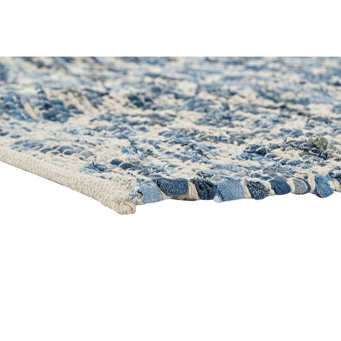 Alfombra DKD Home Decor Azul Blanco (120 x 180 x 1 cm)