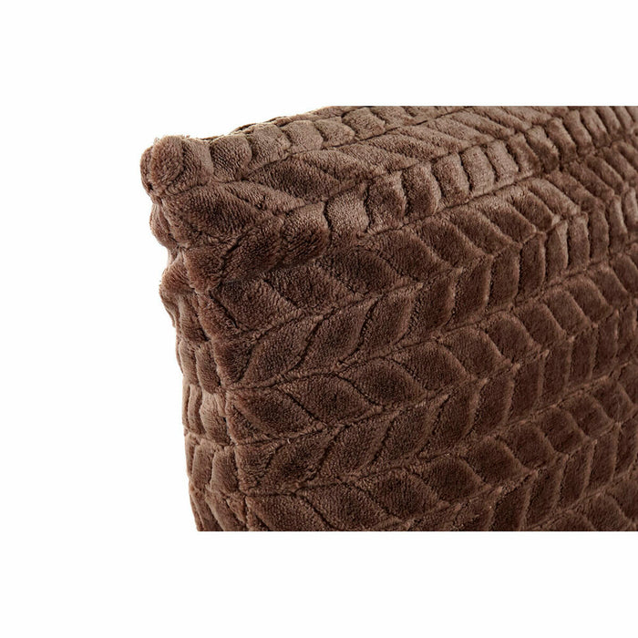 Cojín DKD Home Decor Marrón Cuadrada 45 x 10 x 45 cm