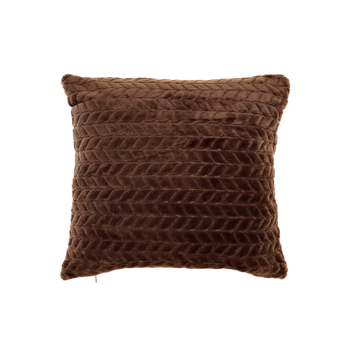 Cojín DKD Home Decor Marrón Cuadrada 45 x 10 x 45 cm