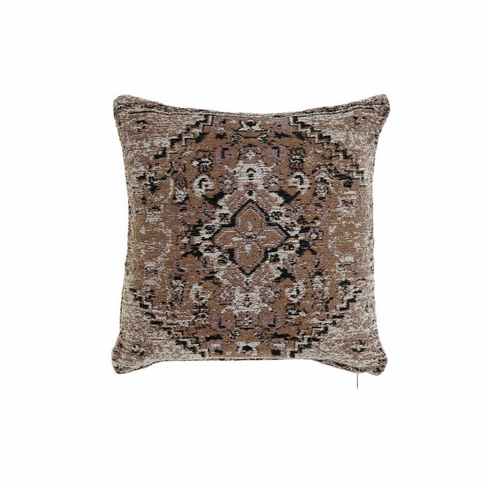 DKD Home Decor Cushion Plastic White Brown Black Rectangular Square Arabic 45 x 12 x 45 cm