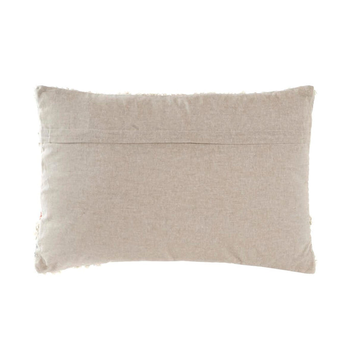 Cojín DKD Home Decor 60 x 15 x 40 cm Rayas Naranja Blanco