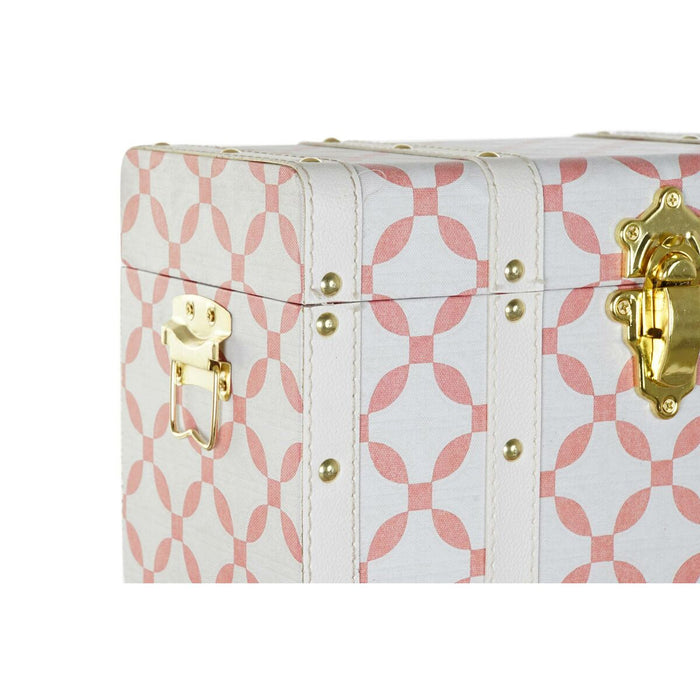 DKD Home Decor Polyurethane MDF Wood Trunk Set (60 x 35 x 41 cm)