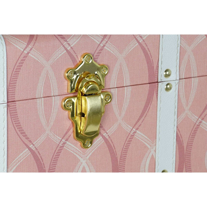 DKD Home Decor Polyurethane MDF Wood Trunk Set (60 x 35 x 41 cm)