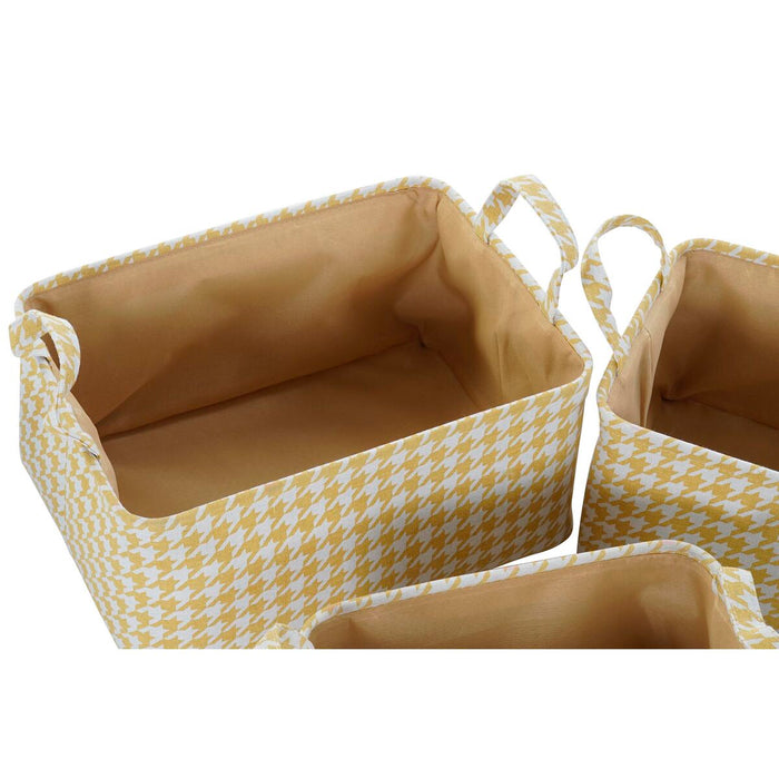 DKD Home Decor Basket Set 40 x 30 x 20 cm