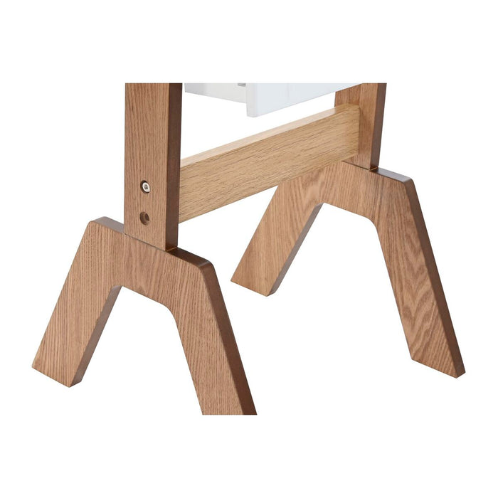 Joyero de Pie DKD Home Decor Espejo Terciopelo MDF Tradicional (35,7 x 35,8 x 154 cm)