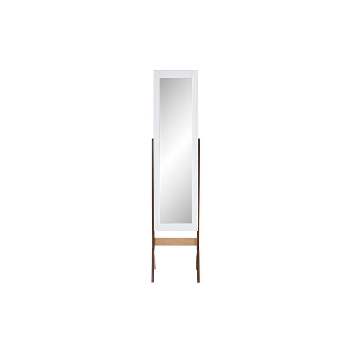 Joyero de Pie DKD Home Decor Espejo Terciopelo MDF Tradicional (35,7 x 35,8 x 154 cm)