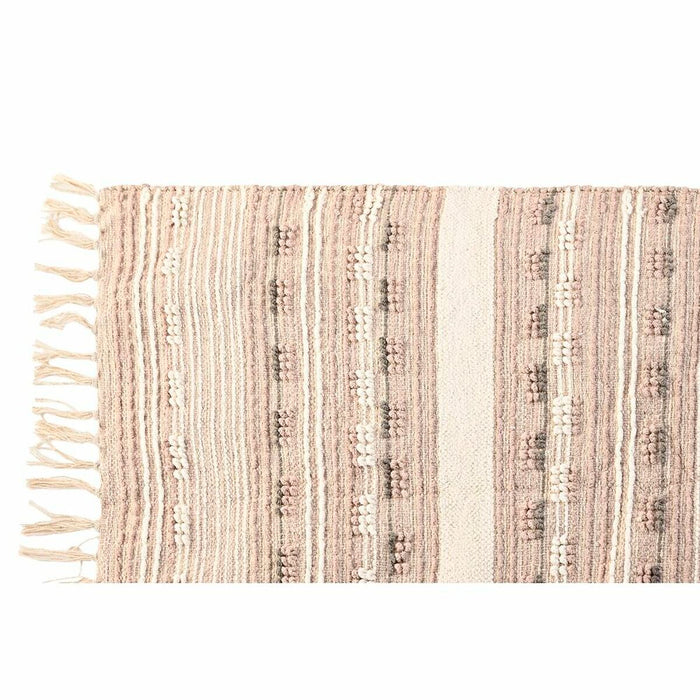 Alfombra DKD Home Decor Flecos Boho Poliéster Algodón (160 x 230 cm)