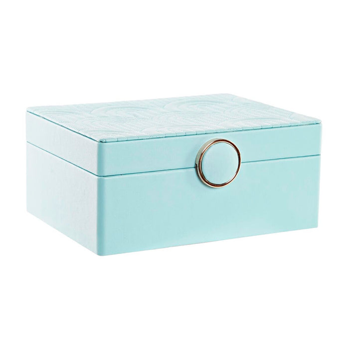 DKD Home Decor Jewelry Box 17 x 13 x 8.5 cm Green Polyurethane MDF Wood