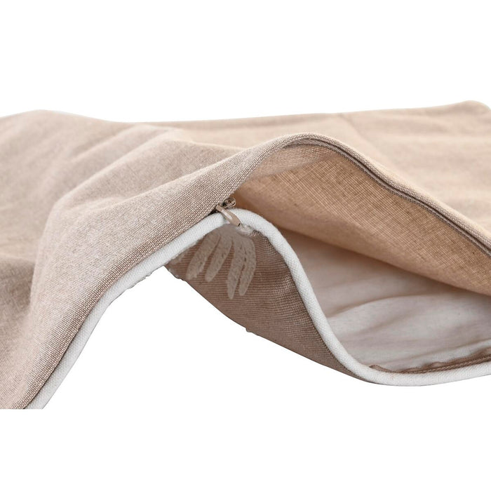 Funda de cojín DKD Home Decor 60 x 1 x 40 cm Hojas Marrón