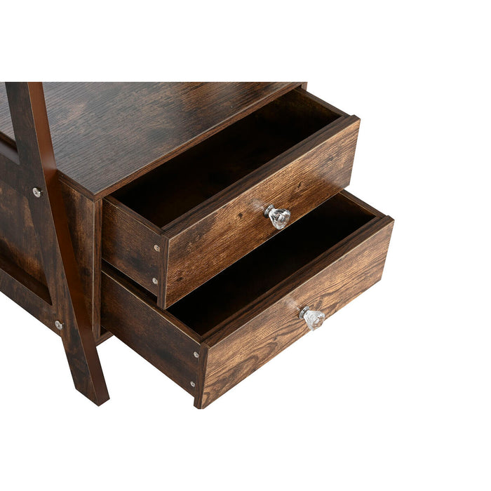 Joyero de Pie Home ESPRIT Marrón Madera MDF 45 x 36 x 154 cm