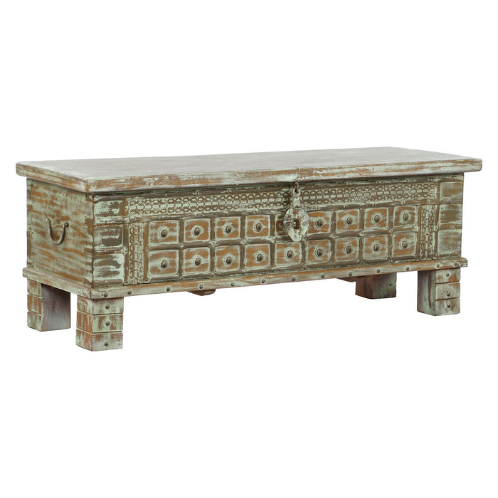 Home ESPRIT Turquoise Chest 127 x 43 x 46 cm