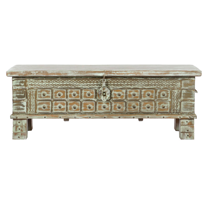 Home ESPRIT Turquoise Chest 127 x 43 x 46 cm