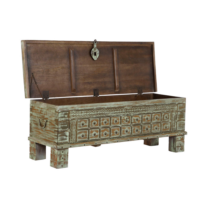 Home ESPRIT Turquoise Chest 127 x 43 x 46 cm