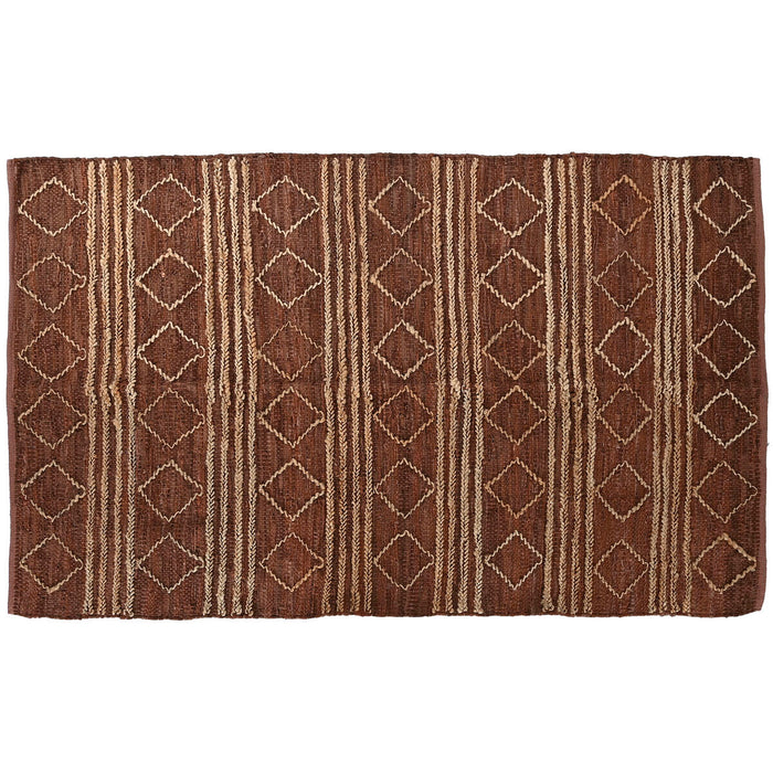 Home ESPRIT Brown Diamond Rug 160 x 230 x 1 cm