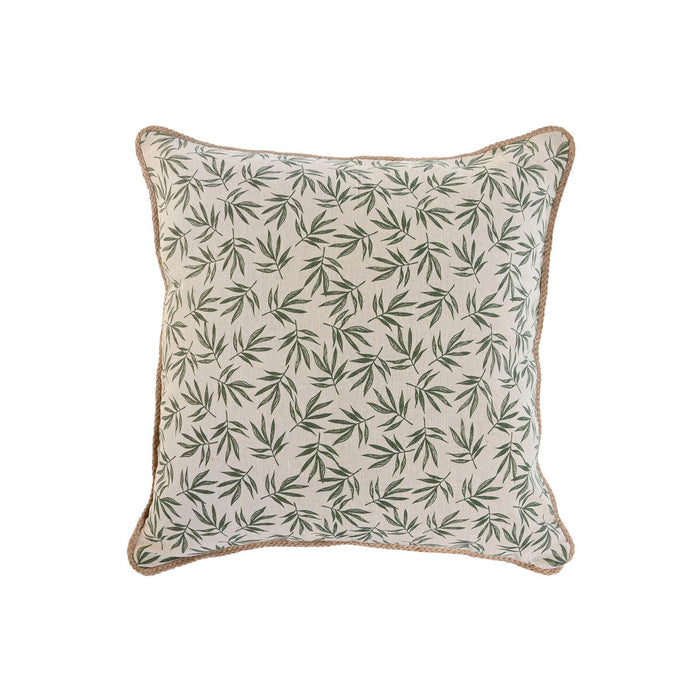 Cojín Home ESPRIT Verde Beige Boho 45 x 5 x 45 cm