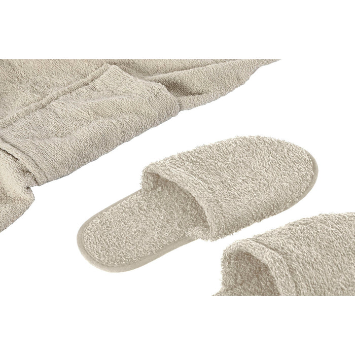 Home ESPRIT Beige Cotton Men's Bathrobe