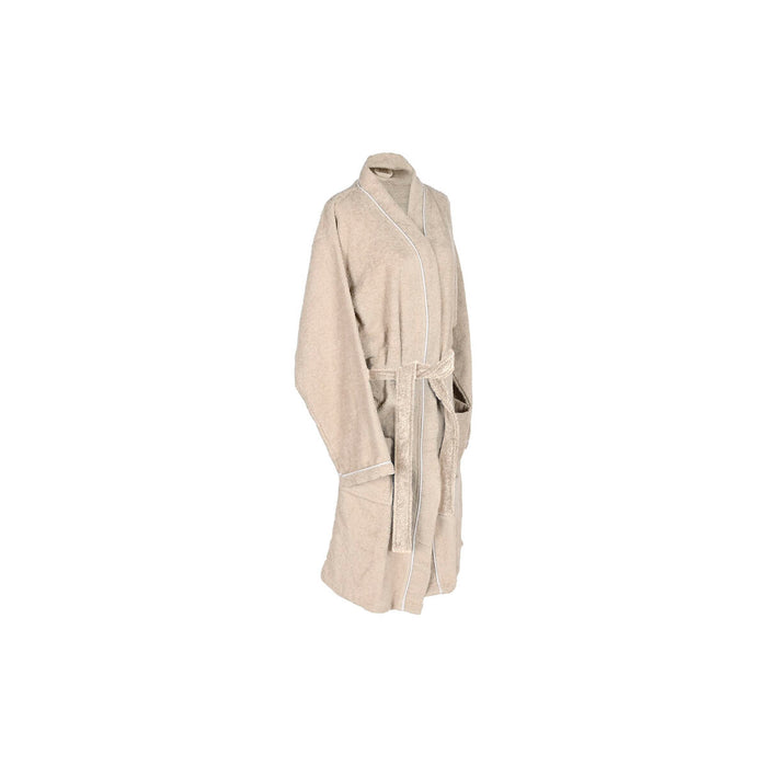 Home ESPRIT Beige Cotton Men's Bathrobe