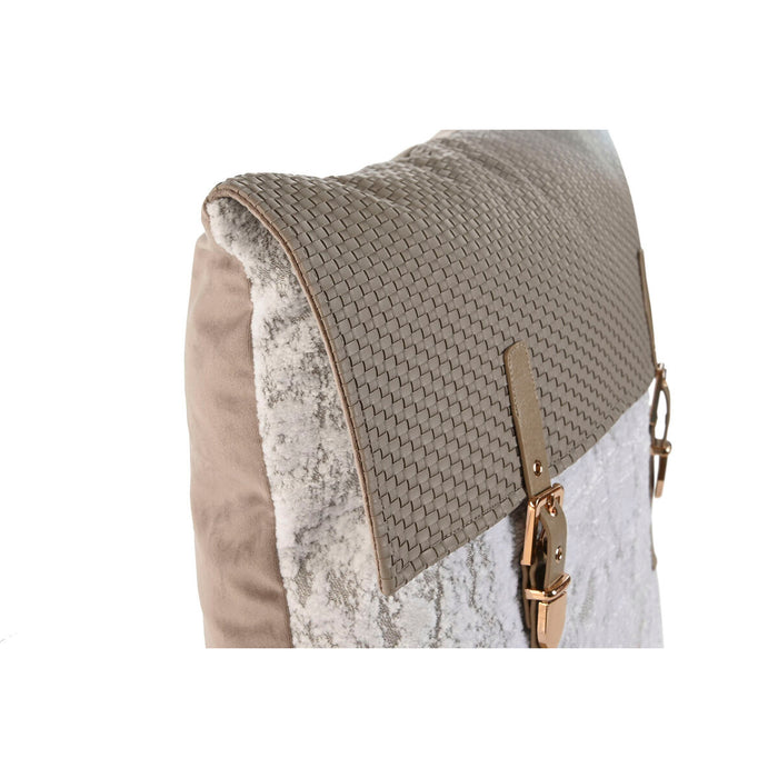 Cojín Home ESPRIT Blanco 45 x 10 x 45 cm