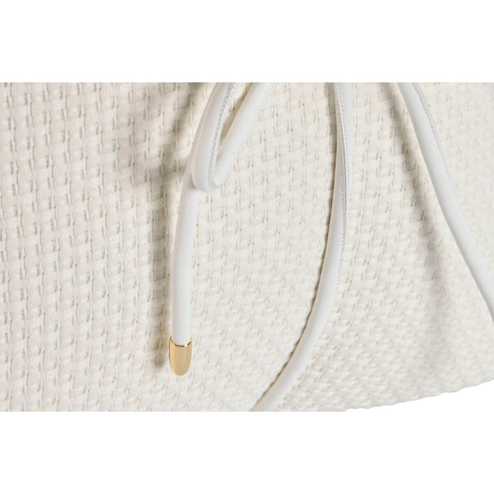 Cojín Home ESPRIT Blanco Verde 45 x 10 x 45 cm