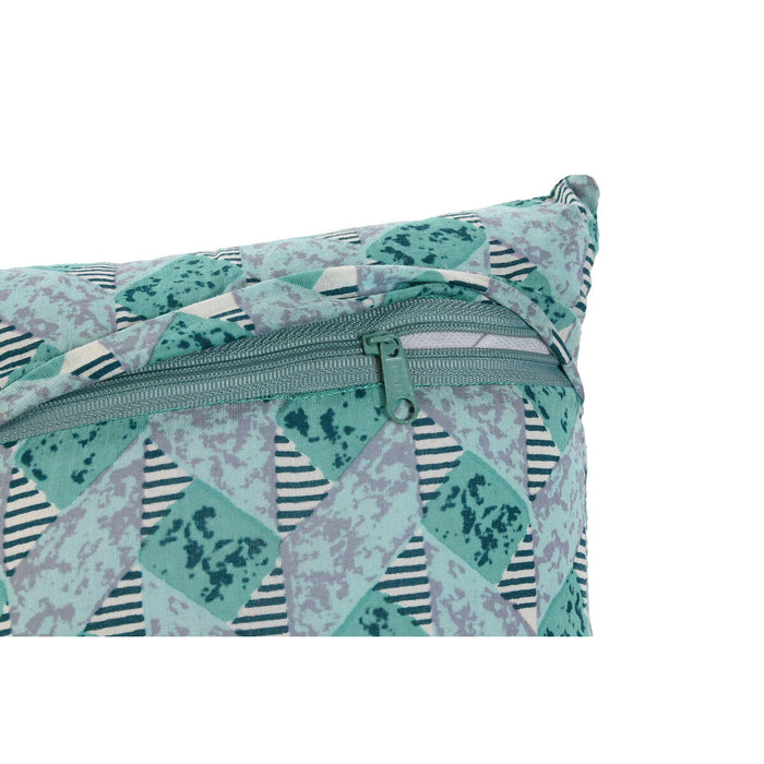 Cojín Home ESPRIT Marrón Turquesa Coral 30 x 10 x 20 cm (3 Unidades)