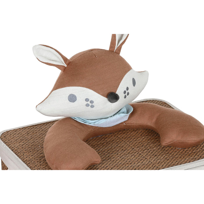 Home ESPRIT Laundry Basket Blue Brown Natural Children's 44 x 44 x 45 cm 4 Pieces