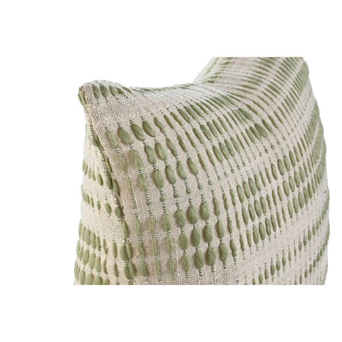 Home ESPRIT Cushion White Cottage Green 45 x 45 cm