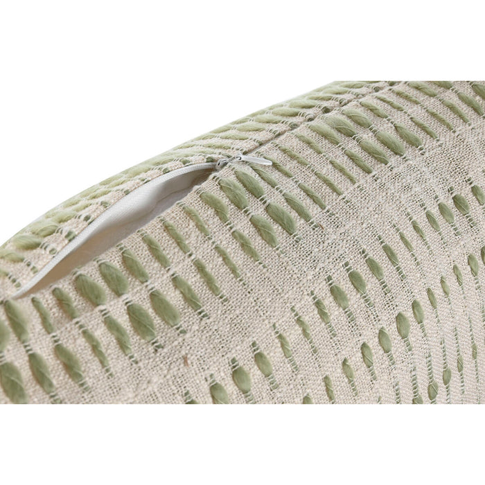 Home ESPRIT Cushion White Cottage Green 45 x 45 cm
