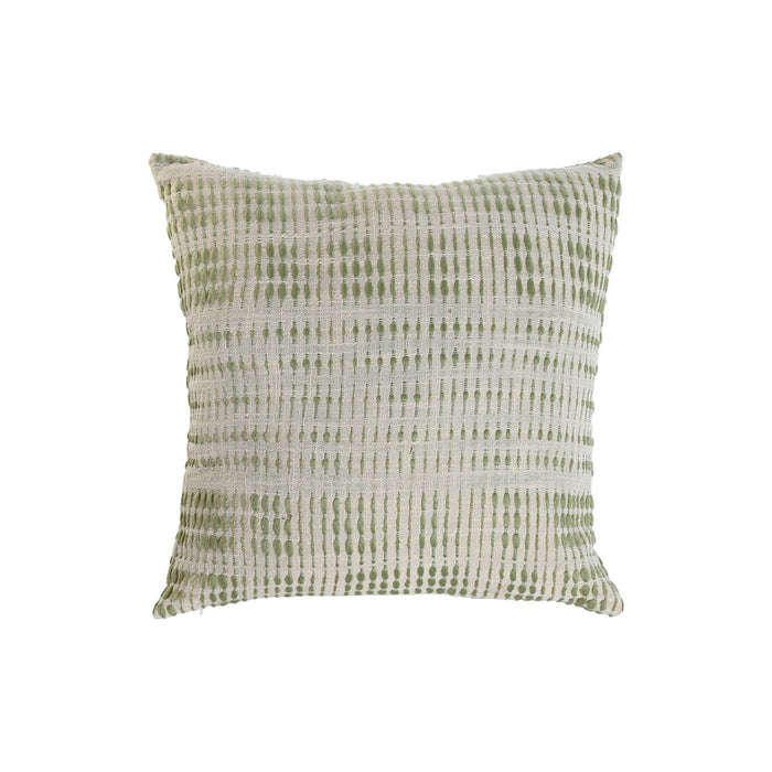 Home ESPRIT Cushion White Cottage Green 45 x 45 cm