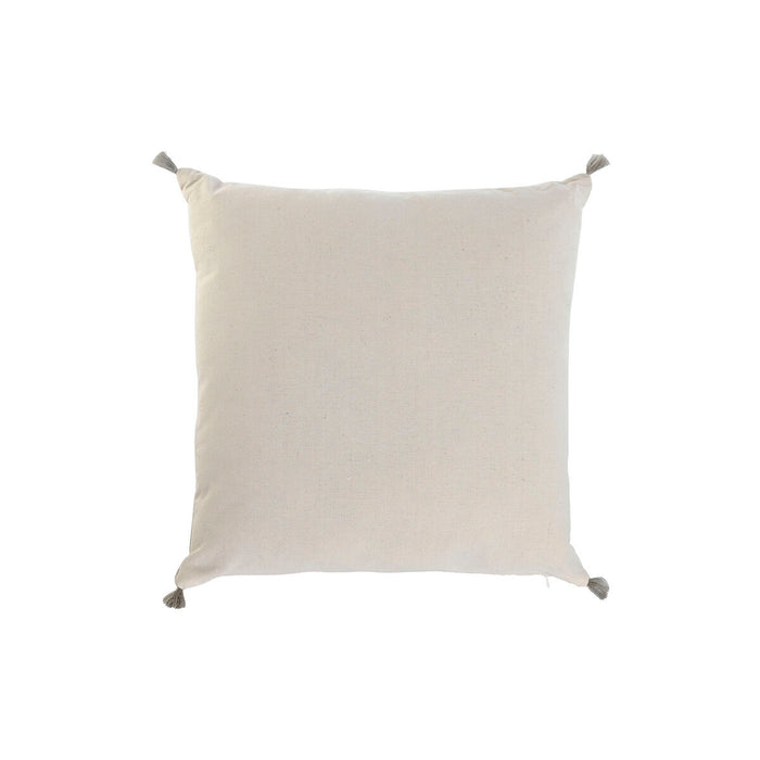 Home ESPRIT Green Beige Fringed Cottage Cushion 45 x 45 cm