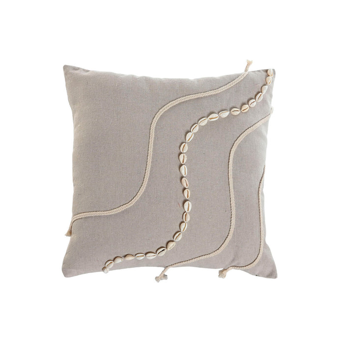 Home ESPRIT White Beige Boho Cushion 45 x 45 cm