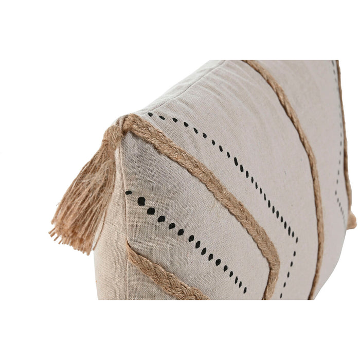 Home ESPRIT Beige Natural Boho Cushion 50 x 30 cm