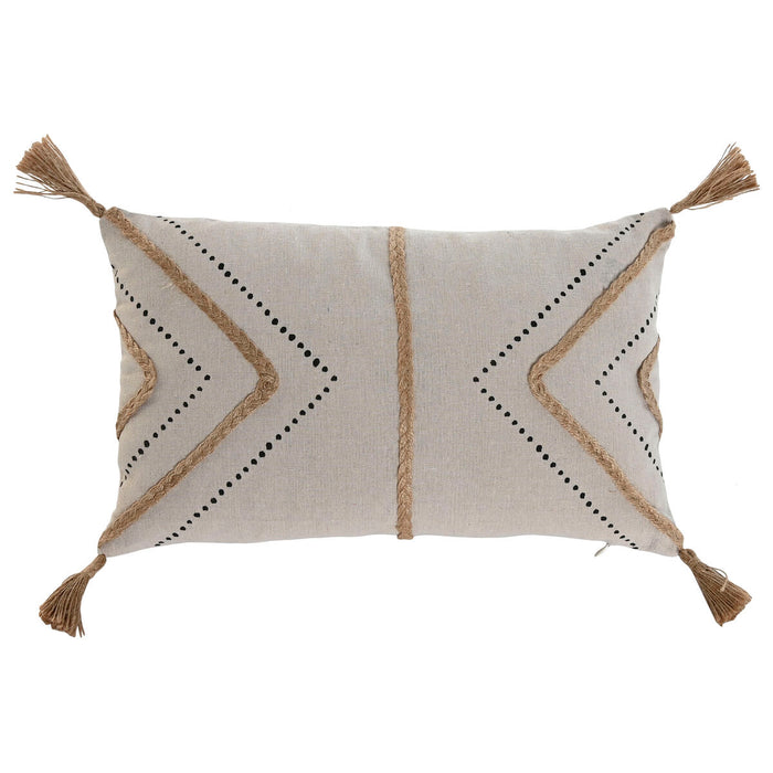 Home ESPRIT Beige Natural Boho Cushion 50 x 30 cm