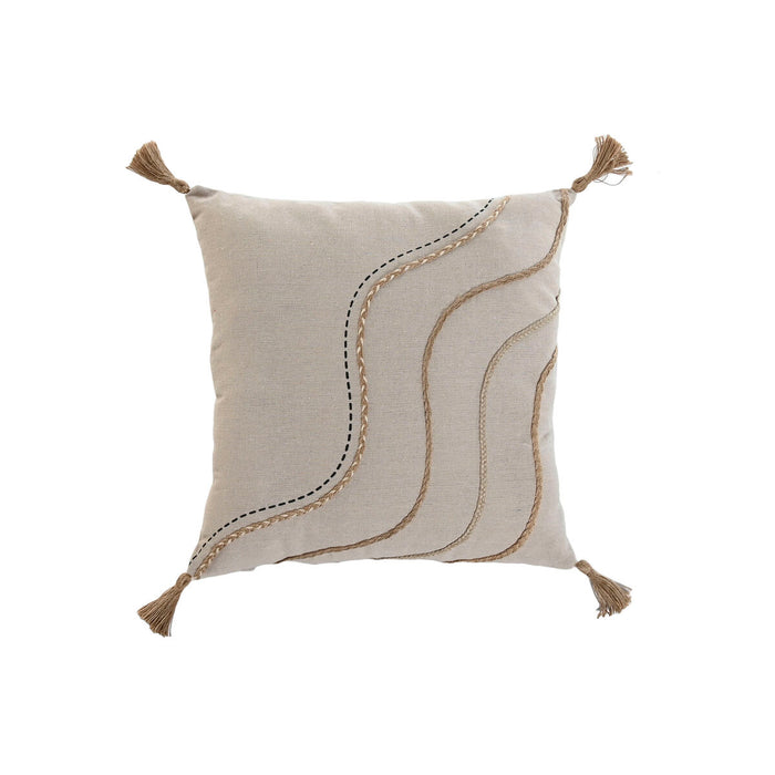 Home ESPRIT Beige Natural Boho Cushion 45 x 45 cm