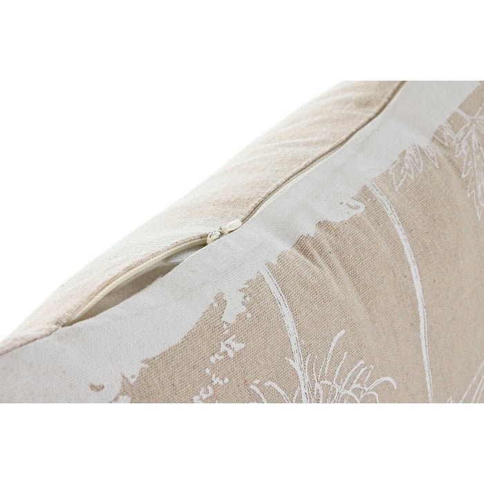 Home ESPRIT Cushion White Beige Printed Boho 45 x 45 cm