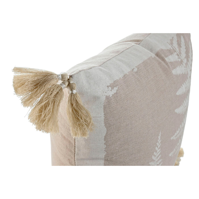Home ESPRIT Cushion White Beige Printed Boho 45 x 45 cm