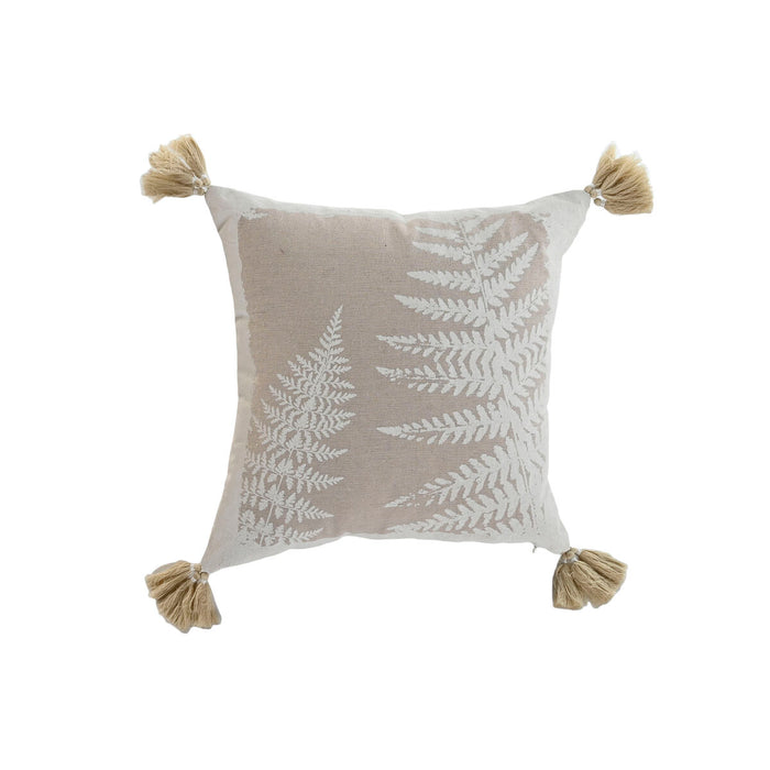 Home ESPRIT Cushion White Beige Printed Boho 45 x 45 cm
