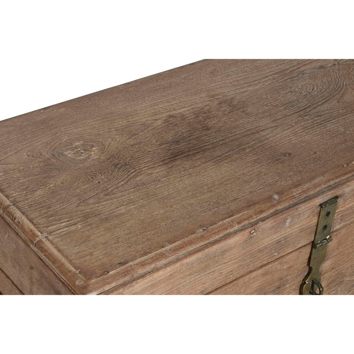 Arcón Home ESPRIT Marrón Negro Natural Madera 89 x 54 x 54 cm