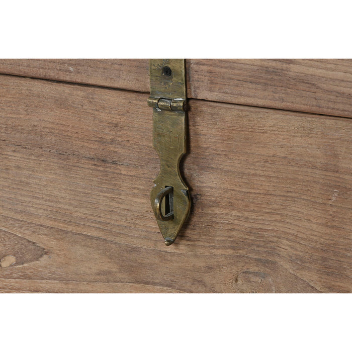 Arcón Home ESPRIT Marrón Negro Natural Madera 89 x 54 x 54 cm