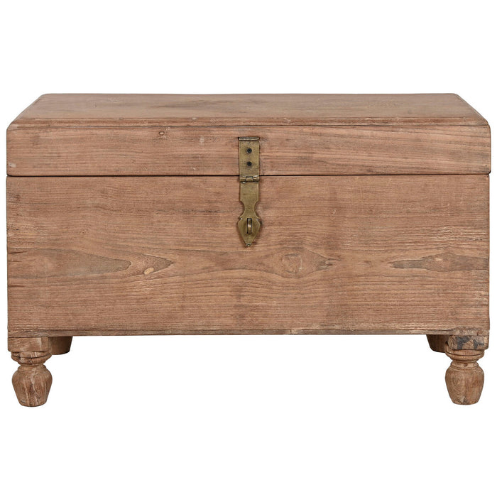 Arcón Home ESPRIT Marrón Negro Natural Madera 89 x 54 x 54 cm